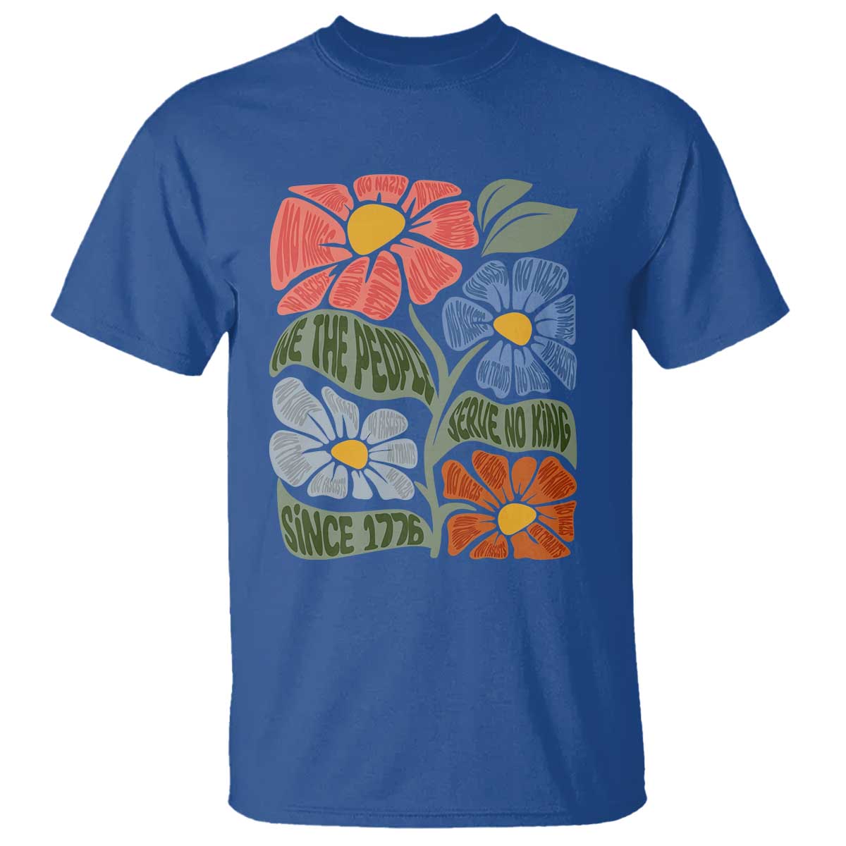 Wildflower Protest T Shirt We The People Serve No Kings