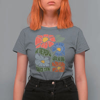 Wildflower Protest T Shirt For Women We The People Serve No Kings