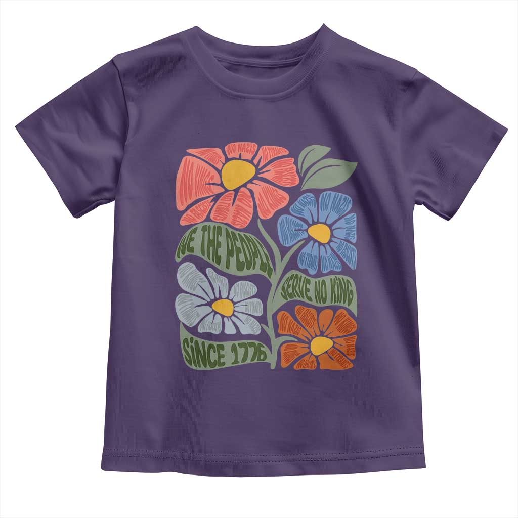 Wildflower Protest Toddler T Shirt We The People Serve No Kings