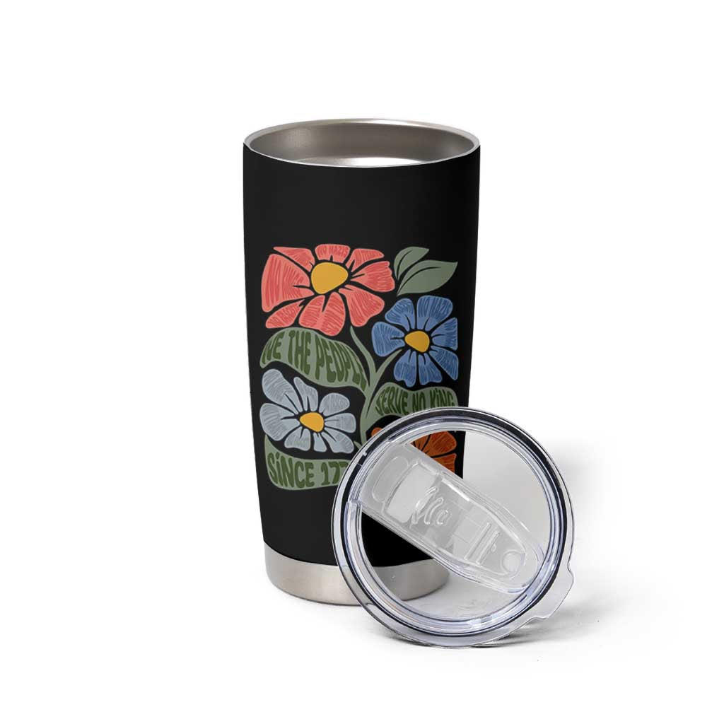 Wildflower Protest Tumbler Cup We The People Serve No Kings