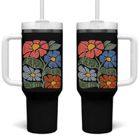 Wildflower Protest Tumbler With Handle We The People Serve No Kings
