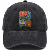 Wildflower Protest Washed Cotton Baseball Cap We The People Serve No Kings
