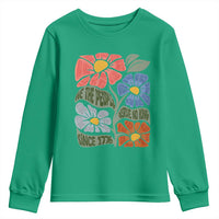 Wildflower Protest Youth Sweatshirt We The People Serve No Kings