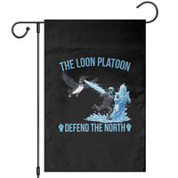The Loon Platoon Defend The North Garden Flag Minnesota Rebel Loon Resist