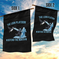The Loon Platoon Defend The North Garden Flag Minnesota Rebel Loon Resist