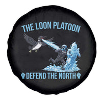 The Loon Platoon Defend The North Spare Tire Cover Minnesota Rebel Loon Resist