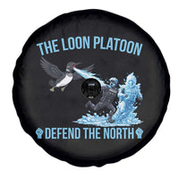 The Loon Platoon Defend The North Spare Tire Cover Minnesota Rebel Loon Resist