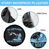 The Loon Platoon Defend The North Spare Tire Cover Minnesota Rebel Loon Resist