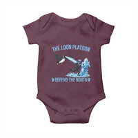 The Loon Platoon Defend The North Baby Onesie Minnesota Rebel Loon Resist