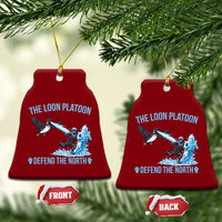 The Loon Platoon Defend The North Ceramic Ornament Minnesota Rebel Loon Resist