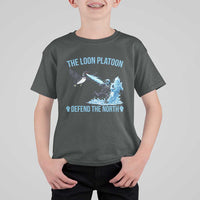 The Loon Platoon Defend The North T Shirt For Kid Minnesota Rebel Loon Resist