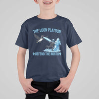 The Loon Platoon Defend The North T Shirt For Kid Minnesota Rebel Loon Resist