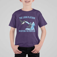 The Loon Platoon Defend The North T Shirt For Kid Minnesota Rebel Loon Resist