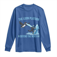 The Loon Platoon Defend The North Long Sleeve Shirt Minnesota Rebel Loon Resist