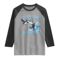The Loon Platoon Defend The North Raglan Shirt Minnesota Rebel Loon Resist