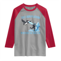 The Loon Platoon Defend The North Raglan Shirt Minnesota Rebel Loon Resist