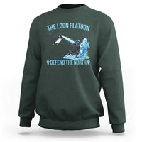 The Loon Platoon Defend The North Sweatshirt Minnesota Rebel Loon Resist
