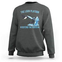 The Loon Platoon Defend The North Sweatshirt Minnesota Rebel Loon Resist