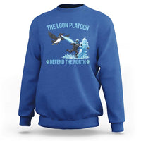 The Loon Platoon Defend The North Sweatshirt Minnesota Rebel Loon Resist