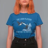The Loon Platoon Defend The North T Shirt For Women Minnesota Rebel Loon Resist