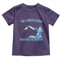 The Loon Platoon Defend The North Toddler T Shirt Minnesota Rebel Loon Resist