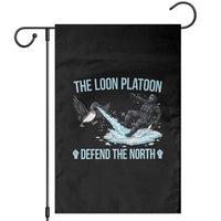 The Loon Platoon Defend The North Garden Flag Minnesota State Bird Rebel