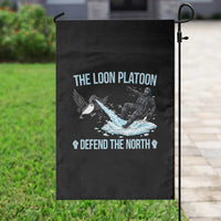 The Loon Platoon Defend The North Garden Flag Minnesota State Bird Rebel
