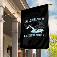 The Loon Platoon Defend The North Garden Flag Minnesota State Bird Rebel