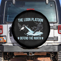 The Loon Platoon Defend The North Spare Tire Cover Minnesota State Bird Rebel