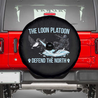 The Loon Platoon Defend The North Spare Tire Cover Minnesota State Bird Rebel