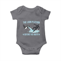 The Loon Platoon Defend The North Baby Onesie Minnesota State Bird Rebel