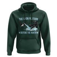 The Loon Platoon Defend The North Hoodie Minnesota State Bird Rebel