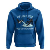 The Loon Platoon Defend The North Hoodie Minnesota State Bird Rebel