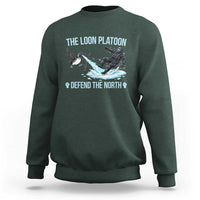 The Loon Platoon Defend The North Sweatshirt Minnesota State Bird Rebel