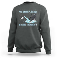 The Loon Platoon Defend The North Sweatshirt Minnesota State Bird Rebel