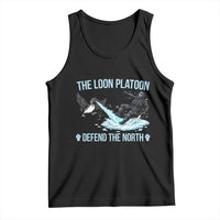 The Loon Platoon Defend The North Tank Top Minnesota State Bird Rebel