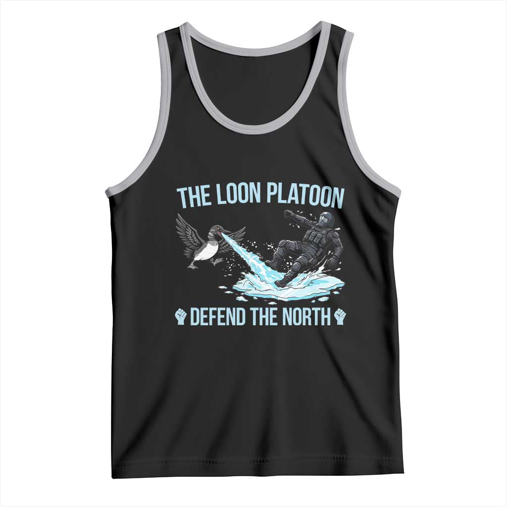 The Loon Platoon Defend The North Tank Top Minnesota State Bird Rebel