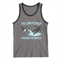 The Loon Platoon Defend The North Tank Top Minnesota State Bird Rebel