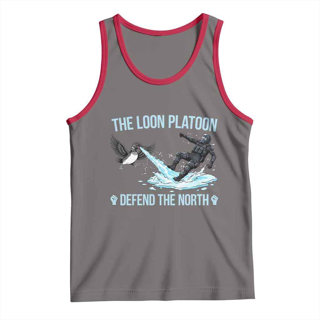 The Loon Platoon Defend The North Tank Top Minnesota State Bird Rebel
