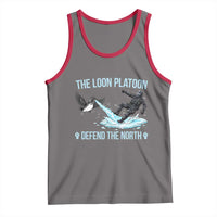 The Loon Platoon Defend The North Tank Top Minnesota State Bird Rebel