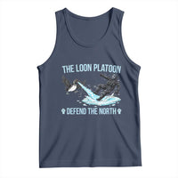 The Loon Platoon Defend The North Tank Top Minnesota State Bird Rebel