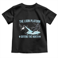 The Loon Platoon Defend The North Toddler T Shirt Minnesota State Bird Rebel