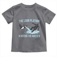 The Loon Platoon Defend The North Toddler T Shirt Minnesota State Bird Rebel