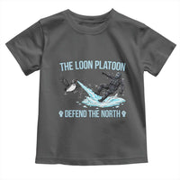 The Loon Platoon Defend The North Toddler T Shirt Minnesota State Bird Rebel