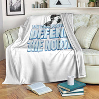 The Loon Platoon Defend The North Throw Blanket MN State Bird Loon Resistance