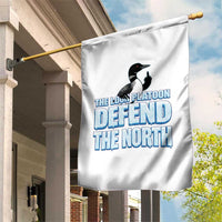 The Loon Platoon Defend The North Garden Flag MN State Bird Loon Resistance