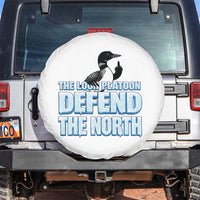 The Loon Platoon Defend The North Spare Tire Cover MN State Bird Loon Resistance