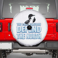 The Loon Platoon Defend The North Spare Tire Cover MN State Bird Loon Resistance