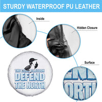 The Loon Platoon Defend The North Spare Tire Cover MN State Bird Loon Resistance