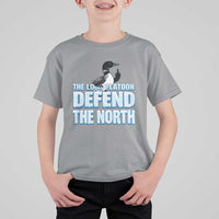 The Loon Platoon Defend The North T Shirt For Kid MN State Bird Loon Resistance